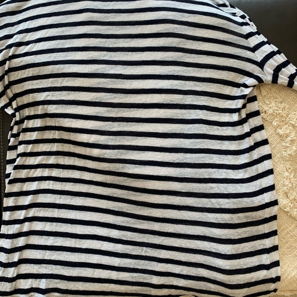 Alexander wang striped linen long sleeve small - Picture 2 of 3